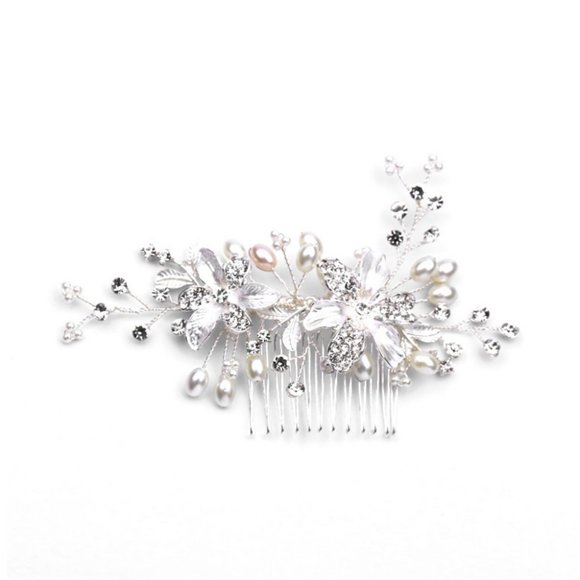 Pearl Handmade Bridal Light Weight Hair Comb Clip. - Picture 5 of 5
